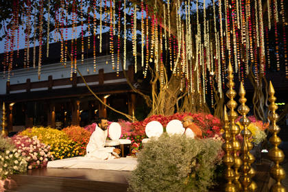 Stage and Ceiling — Wedding decor — Alila Diwa Goa